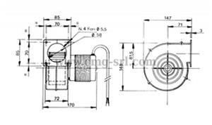ELETTROVENTIL.CENTRIFUGO SAE 108/63